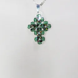 Pendant 30cm - Valonia-Silver Chain - Pendant 30cm - Laiton argenté